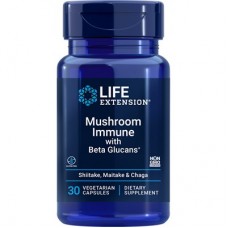Life Extension Mushroom Immune with Beta Glucans, 30 vege caps